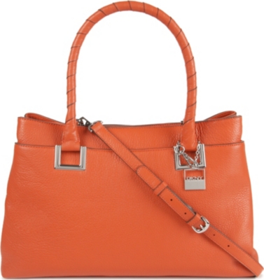 DKNY Crosby leather shopper