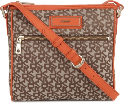 DKNY Town & Country fabric cross-body bag