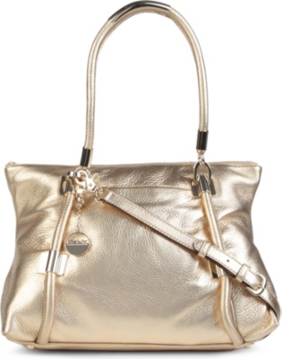 DKNY Crosby large leather shoulder bag