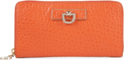 DKNY Pebbled leather wallet