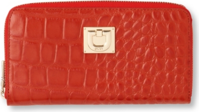 DKNY Croco leather wallet
