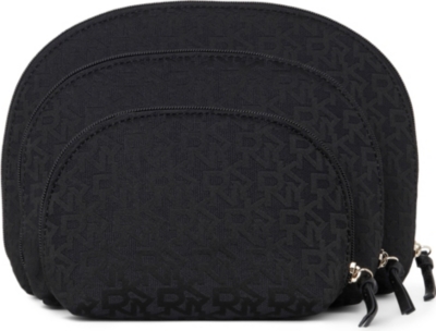 DKNY Set of three cosmetic cases