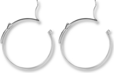 MICHAEL KORS Buckle medium hoop earrings