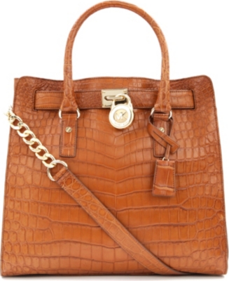 MICHAEL KORS Limited edition Hamilton croc leather tote