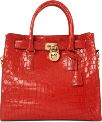 MICHAEL KORS Limited edition Hamilton croc leather tote