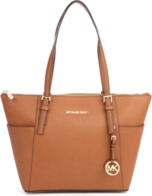 MICHAEL MICHAEL KORS - Jet Set Saffiano Leather Tote | Selfridges.com