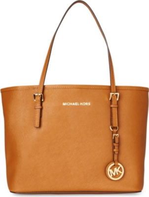 MICHAEL KORS Jet Set small saffiano travel tote