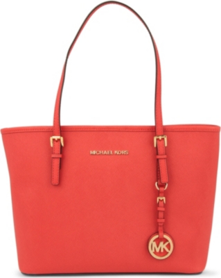 MICHAEL KORS Jet Set Travel small saffiano tote