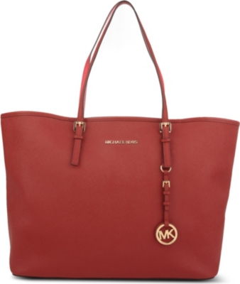 MICHAEL KORS Jet Set Travel medium saffiano tote