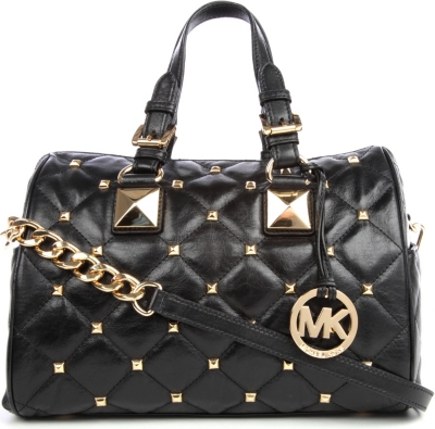 MICHAEL KORS Grayson studded bowling bag