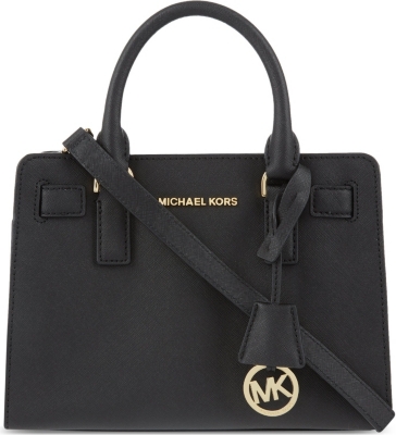 MICHAEL MICHAEL KORS Dillon small leather satchel (Black