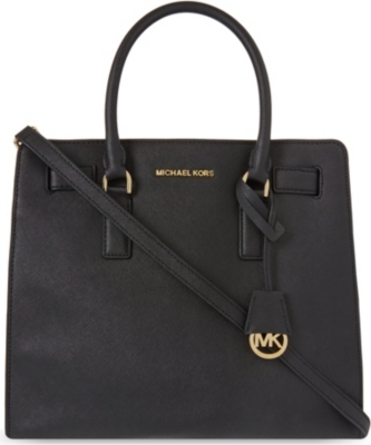 MICHAEL MICHAEL KORS Dillon large Saffiano leather tote (Black