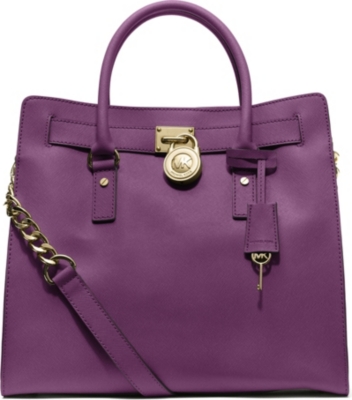 MICHAEL KORS Hamilton leather tote