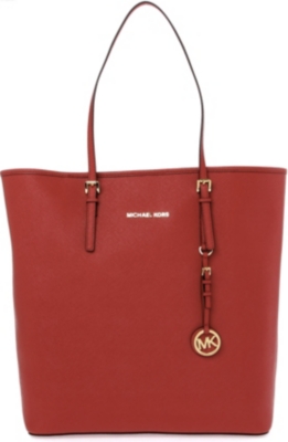 MICHAEL KORS Jet Set saffiano tote
