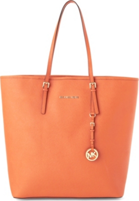 MICHAEL KORS Jet Set saffiano tote