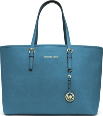 MICHAEL KORS Jet Set Travel medium saffiano tote