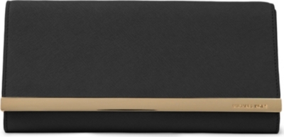 MICHAEL KORS Tilda saffiano leather clutch