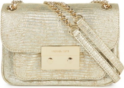 MICHAEL KORS Sloan python-print shoulder bag