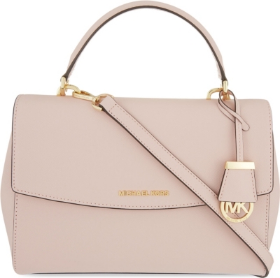 MICHAEL MICHAEL KORS Ava medium Saffiano leather satchel (Blush