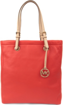 MICHAEL KORS Jet Set leather tote