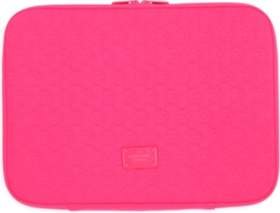 MICHAEL KORS Monogram neoprene laptop case