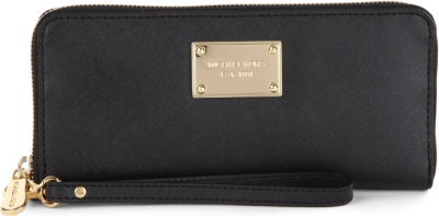 MICHAEL KORS Saffiano leather iPhone wallet