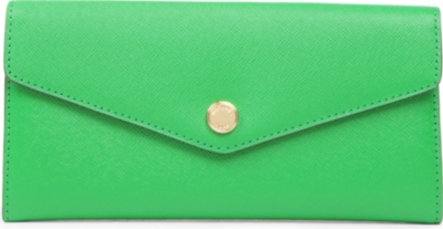 MICHAEL KORS Saffiano leather tri-fold wallet