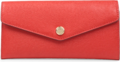 MICHAEL KORS Saffiano leather tri-fold wallet