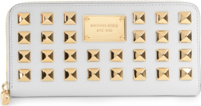 MICHAEL KORS Pyramid stud saffiano leather wallet
