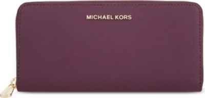 michael kors plum wallet