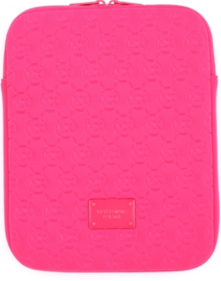 MICHAEL KORS Monogram neoprene iPad case