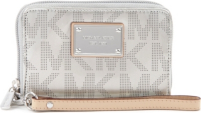 MICHAEL KORS Multifunctional logo-print phone case