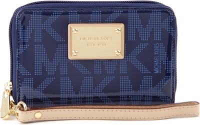 MICHAEL KORS Multifunctional logo-print phone case