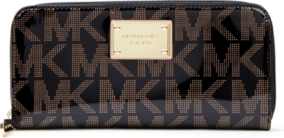 MICHAEL KORS Jet Set logo continental wallet