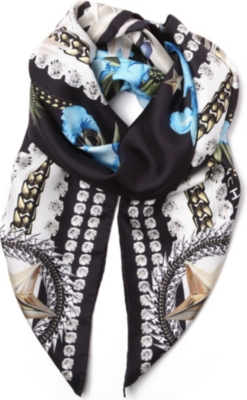 GIVENCHY Paradise Flowers silk scarf