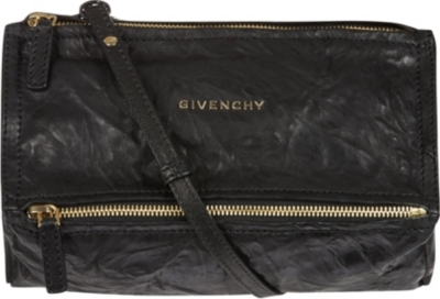 GIVENCHY Pandora mini washed leather across&ndash;body bag