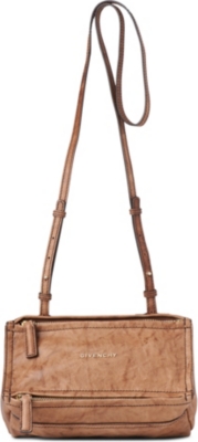 GIVENCHY Pandora mini washed leather across–body bag