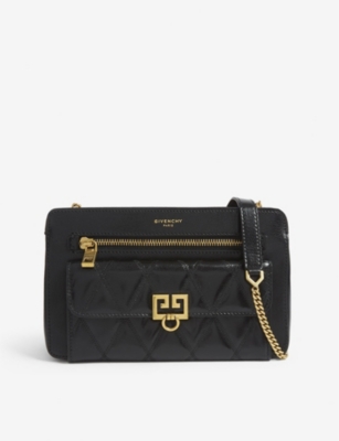 GIVENCHY - Pocket quilted leather cross-body bag | www.waldenwongart.com
