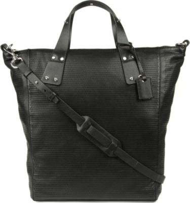 MCQ ALEXANDER MCQUEEN Stepney perforated leather tote