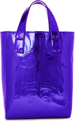 MCQ ALEXANDER MCQUEEN Kingsland embossed leather tote