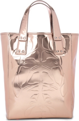 MCQ ALEXANDER MCQUEEN Kingsland embossed leather tote