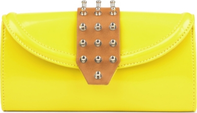 MCQ ALEXANDER MCQUEEN Studded collar flap wallet
