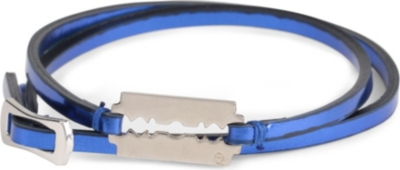 MCQ ALEXANDER MCQUEEN Mini razor wrap bracelet