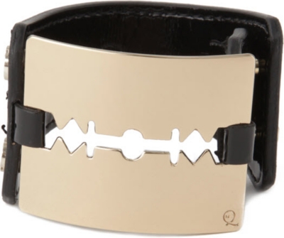 MCQ ALEXANDER MCQUEEN Razor patent cuff
