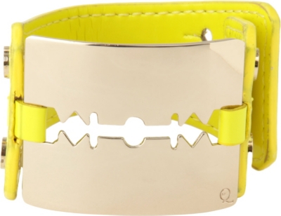 MCQ ALEXANDER MCQUEEN Razor patent cuff