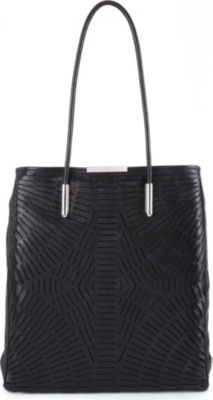 MCQ ALEXANDER MCQUEEN Slashed leather shopper