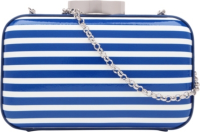 LULU GUINNESS Fifi leather box clutch