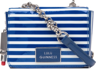 LULU GUINNESS Verity striped shoulder bag