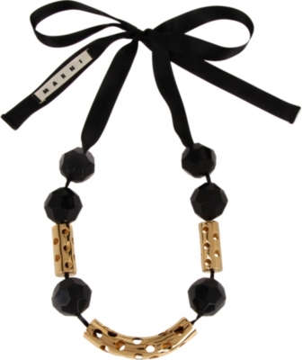 MARNI EDITION Perforated tubes necklace