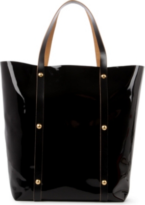 MARNI EDITION Patent studded tote
